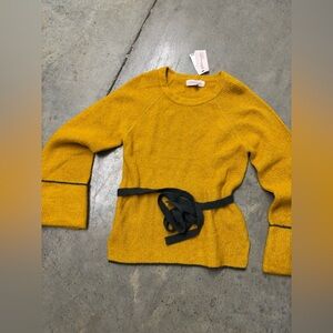 Philosophy Mustard Knit Sweater